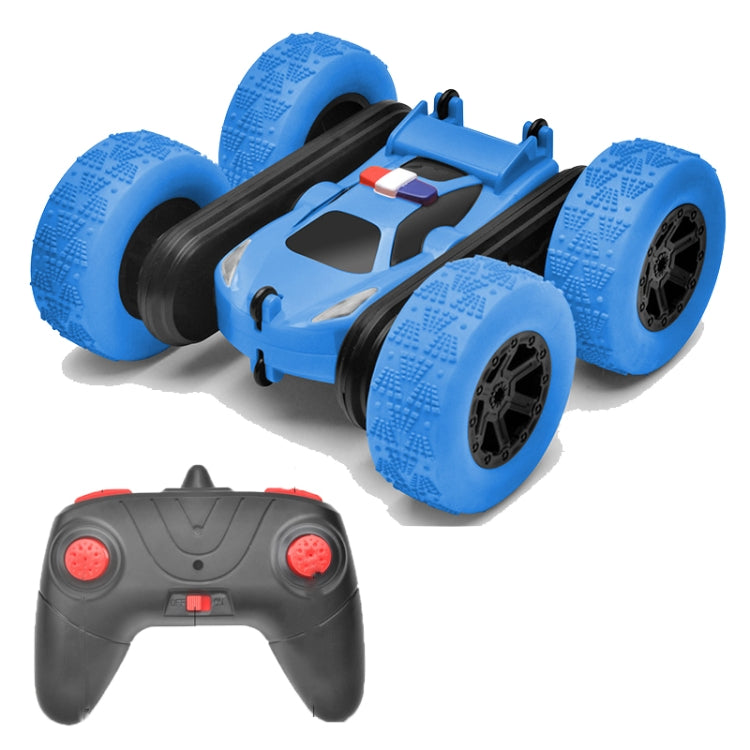 1:24 Electric Spray Remote Control Car Double-Sided Rotating Tumbling Bucket  Stunt Car(Blue) - RC Cars by buy2fix | Online Shopping UK | buy2fix