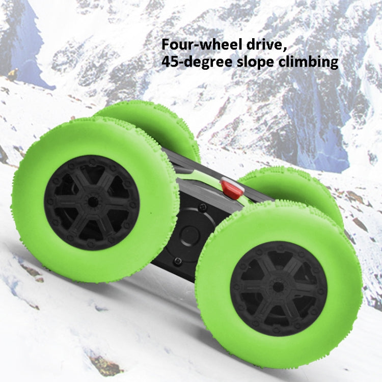 1:24 Electric Spray Remote Control Car Double-Sided Rotating Tumbling Bucket  Stunt Car( Green) - RC Cars by buy2fix | Online Shopping UK | buy2fix