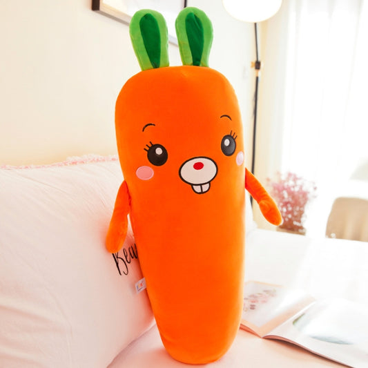 Carrot Plush Toy Large Long Down Cotton Doll Pillow, Height: 120cm(Cute Rabbit) - Soft Toys by buy2fix | Online Shopping UK | buy2fix