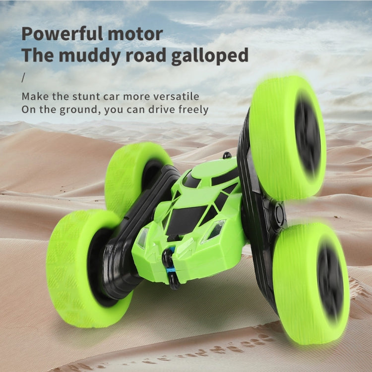 1:24 Double-Sided Stunt Car Rotating Tumbling And Twisting Stunt Car RC Climbing Children Remote Control Car(Fire Red) - RC Cars by buy2fix | Online Shopping UK | buy2fix