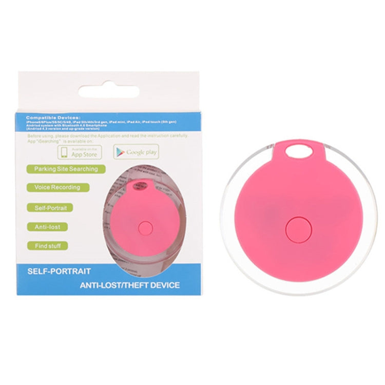 2 PCS Round Bluetooth Anti-Lost Device Mobile Phone Key Two-Way Object Finding Alarm( White) - Security by buy2fix | Online Shopping UK | buy2fix