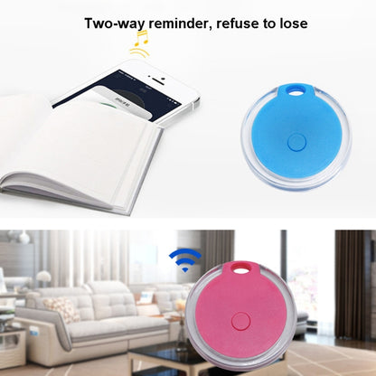 2 PCS Round Bluetooth Anti-Lost Device Mobile Phone Key Two-Way Object Finding Alarm( White) - Security by buy2fix | Online Shopping UK | buy2fix