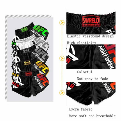 SWERLD Boxing/MMA/UFC Sports Training Fitness Shorts, Size: M(15) - Sports Shorts by SWERLD | Online Shopping UK | buy2fix