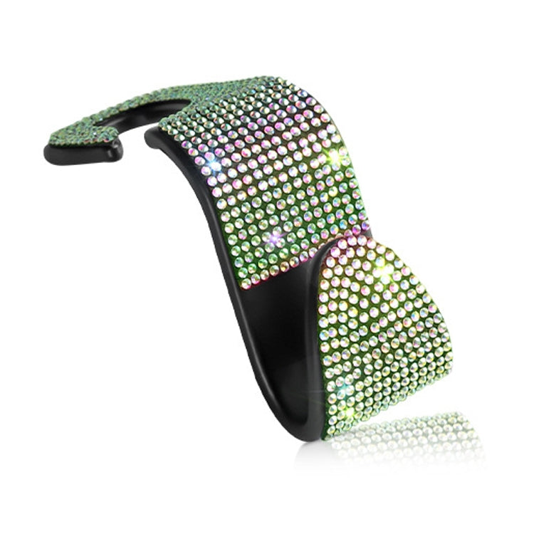 3 PCS Car Rear Seat Hooks Car Seats Multi-Function Diamond-Studded Hooks, Colour: Colorful Diamond by buy2fix