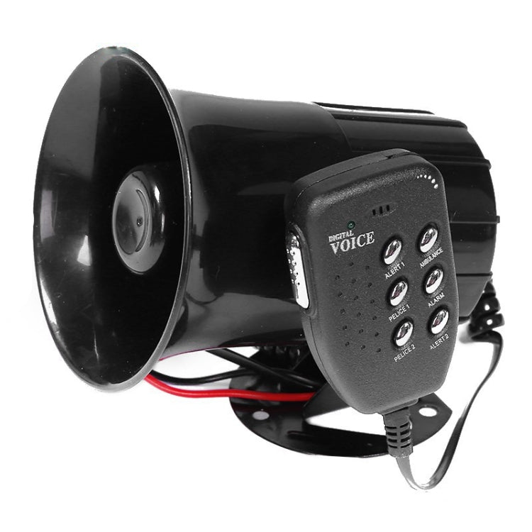 Car Motorcycle Horn 12V Alarm Horn 6-Tone Loudspeaker - Security Alarm System by buy2fix | Online Shopping UK | buy2fix