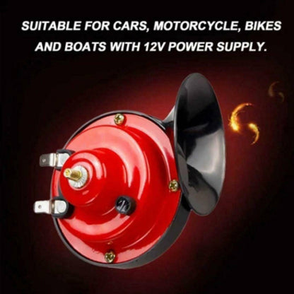 1 Pair 110BD 12V Motorcycle Electric Car Loud Single Sound Snail Speaker - Others by buy2fix | Online Shopping UK | buy2fix