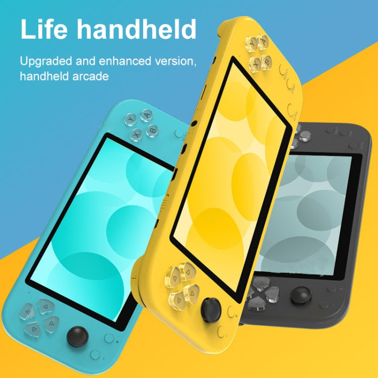 X20 LIFE Classic Games Handheld Game Console with 5.1 inch Screen & 8GB Memory, Support HDMI Output(Yellow) - Pocket Console by buy2fix | Online Shopping UK | buy2fix