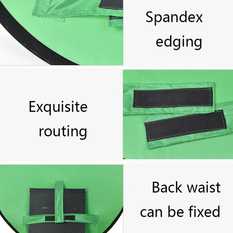 75cm EY-068 Green Background Cloth Folding ID Photo Green Screen Video Backdrop Board For E-Sports Chair - Camera Accessories by buy2fix | Online Shopping UK | buy2fix