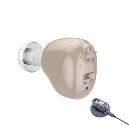 Z-12 Rechargeable In-Ear Sound Amplifier Hearing Aid with USB Cradle Charger by buy2fix