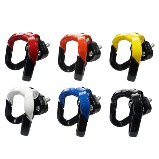 2 PCS Pedal Electric Car Motorcycle Modified Helmet Universal Double Hook(Black+White) by buy2fix