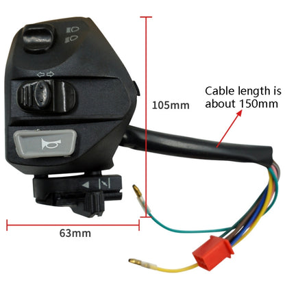 Motorcycle Accessories Handle Switch Assembly Handle Combination Switch For Yamaha MIO / LC135 - Electrical System by buy2fix | Online Shopping UK | buy2fix