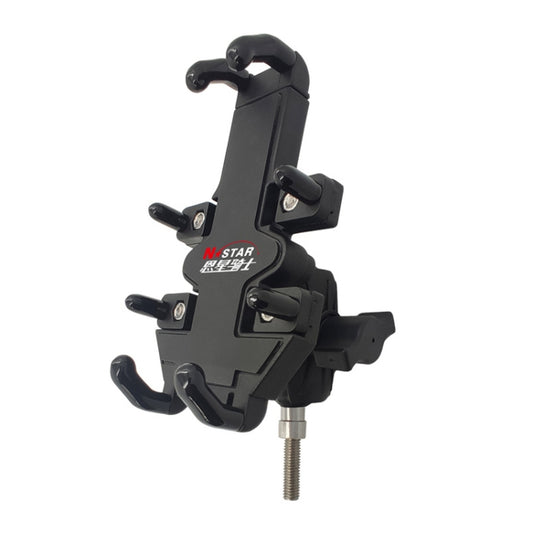 N-STAR Motorcycle Bicycle Composite Version Of Mobile Phone Bracket Multifunctional Accessories Lightweight Riding Equipment(Hollow M8 Ball Head) - Holders by N-STAR | Online Shopping UK | buy2fix