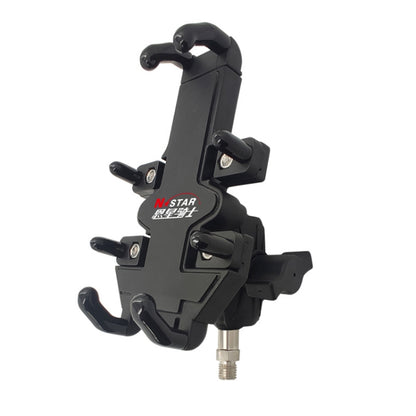 N-STAR Motorcycle Bicycle Composite Version Of Mobile Phone Bracket Multifunctional Accessories Lightweight Riding Equipment(M10 Ball Head) - Holders by N-STAR | Online Shopping UK | buy2fix