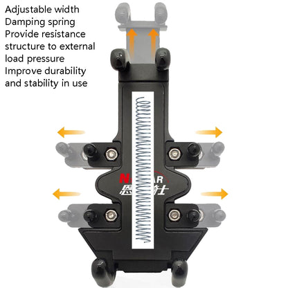 N-STAR Motorcycle Bicycle Composite Version Of Mobile Phone Bracket Multifunctional Accessories Lightweight Riding Equipment(Thin Rod Ball Head) - Holders by N-STAR | Online Shopping UK | buy2fix