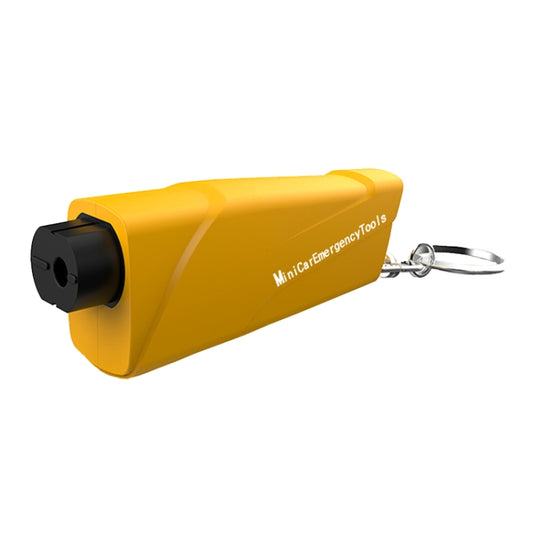 Car Safety Hammer Escapes Trapped Window Broken Device(Yellow) by buy2fix