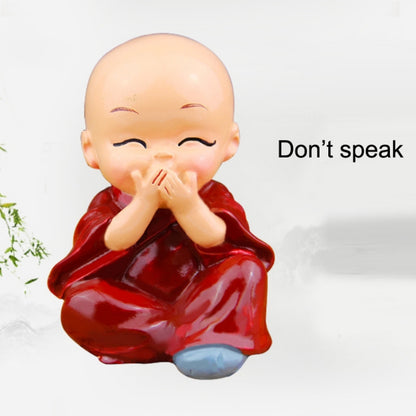 In Car Cute Four Little Monks Ornaments Car Interior Decorations Specification： Not Swing by buy2fix
