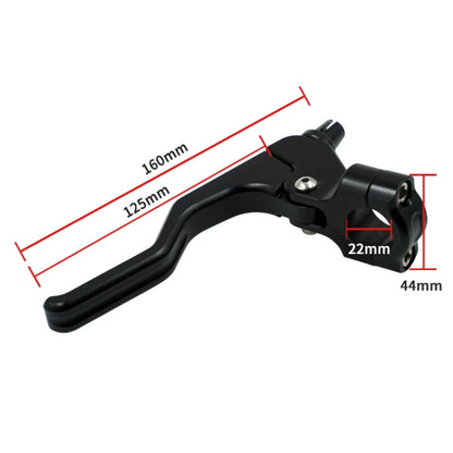 ATV Clutch Hand Brakes CNC Aluminum Alloy 22mm Handle Holder Universal Handbrake(Black) - Motorbike Brakes by buy2fix | Online Shopping UK | buy2fix