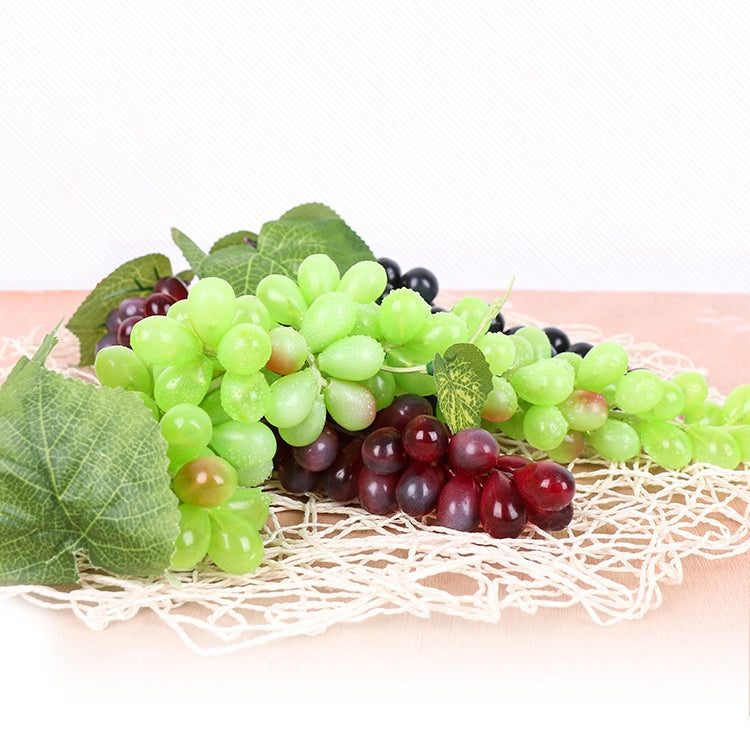 4 Bunches 36 Red Grapes Simulation Fruit Simulation Grapes PVC with Cream Grape Shoot Props - Camera Accessories by buy2fix | Online Shopping UK | buy2fix