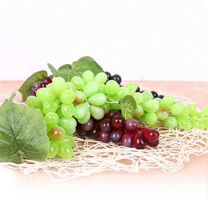 4 Bunches 36 Purple Grapes Simulation Fruit Simulation Grapes PVC with Cream Grape Shoot Props - Camera Accessories by buy2fix | Online Shopping UK | buy2fix