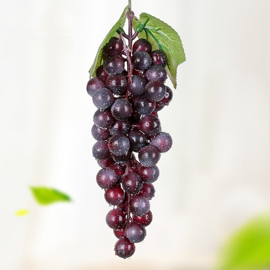 4 Bunches 60 Purple Grapes Simulation Fruit Simulation Grapes PVC with Cream Grape Shoot Props - Camera Accessories by buy2fix | Online Shopping UK | buy2fix