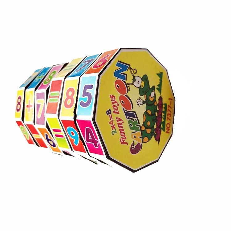 20 PCS Plastic Cylindrical Rotating Digital Magic Cube Children Puzzle Toys - Magic Cubes by buy2fix | Online Shopping UK | buy2fix