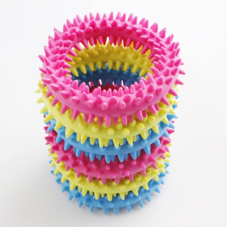 10 PCS Spiked Sensory Decompression Ring Toy Decompression Chain, Random Colour Delivery - Squeeze Toys by buy2fix | Online Shopping UK | buy2fix