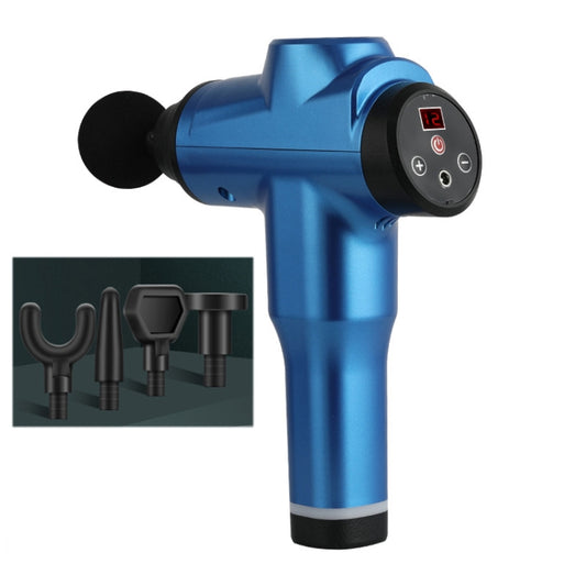Muscles Relax Massager Portable Fitness Equipment Fascia Gun, Specification: 6212 12 Gears Blue(EU Plug) by buy2fix