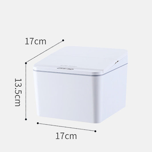 EXPED SMART Desktop Smart Induction Electric Storage Box Car Trash Can, Colour: 4L Charge Version (White) by buy2fix