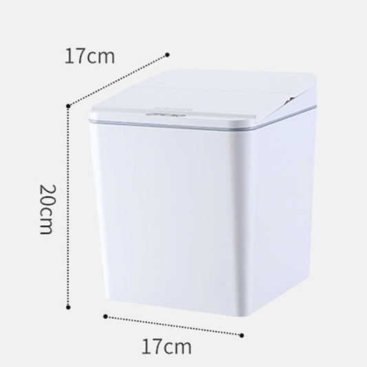 EXPED SMART Desktop Smart Induction Electric Storage Box Car Trash Can, Colour: 6L Battery Version (White) by buy2fix