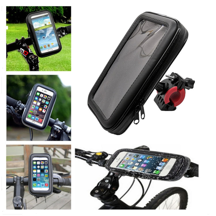 Outdoor Riding Motorcycle Bicycle Waterproof Mobile Phone Bracket,Style: Motorcycle 6.3 inch Black - Holder by buy2fix | Online Shopping UK | buy2fix