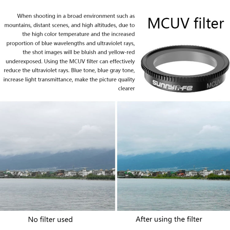 Sunnylife Sports Camera Filter For Insta360 GO 2, Colour: MCUV - Len Accessories by Sunnylife | Online Shopping UK | buy2fix