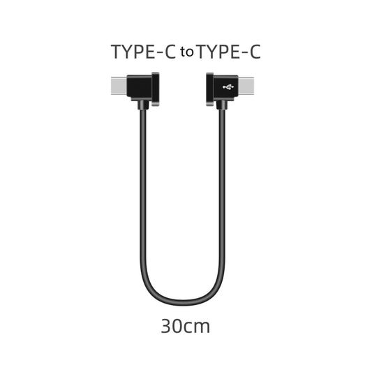 Sunnylife TY-X9304 Suitable For DJI Mavic Air 2S / DJI FPV Flight Glasses V2 / Mavic Mini2 / Osmo Pocket 2 Mobile Phone Tablet Cable 30cm Type-C to Type-C Cable by Sunnylife