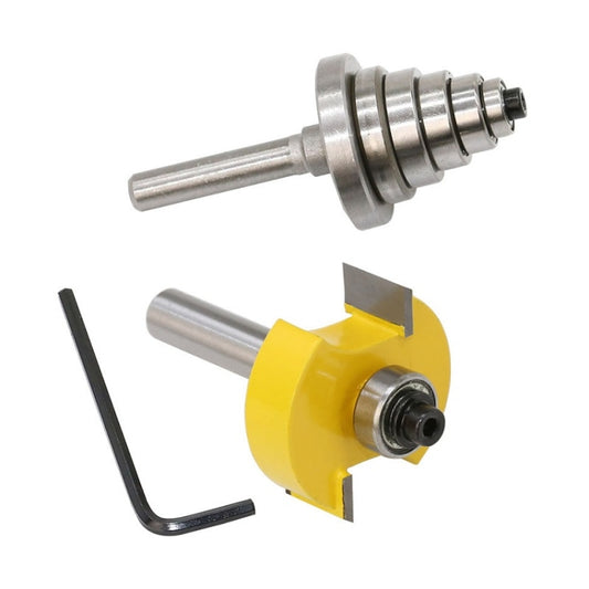 7 Bearing Slot Cutters 8 Handle Adjustable Woodworking Milling Cutters by buy2fix