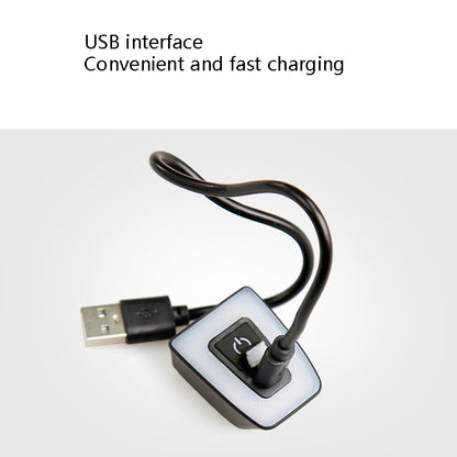 USB Bike Tail Light Night Riding Road Bike Tail Light Safety Warning Light by buy2fix