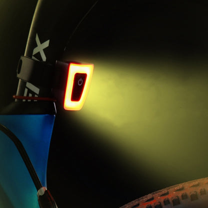 USB Bike Tail Light Night Riding Road Bike Tail Light Safety Warning Light by buy2fix