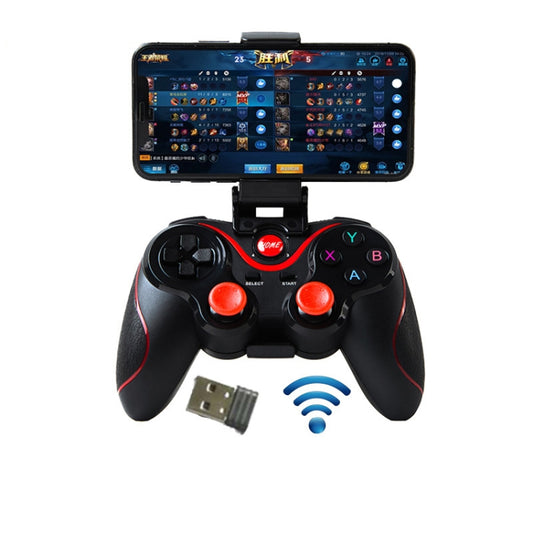 S6 Wireless Bluetooth Game Controller Handle With Bracket & Receiver For Android / IOS / PC - Controller Gamepad by buy2fix | Online Shopping UK | buy2fix
