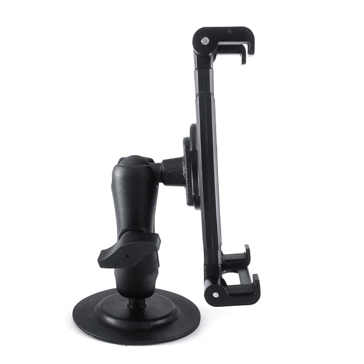 Curved Adhesive Car Instrument Table Bracket Car Mobile Phone Bracket Plastic Clamp Arm Style: Tablet Clip by buy2fix