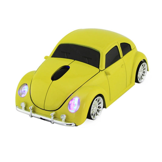 CM0010B 1200 DPI 3-keys Car Shape Wireless Mouse(Yellow) by buy2fix