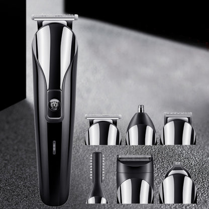 SHINON 6 In 1 Multifunctional Electric Hair Clipper Set(USB (Black)) - Hair Trimmer by buy2fix | Online Shopping UK | buy2fix