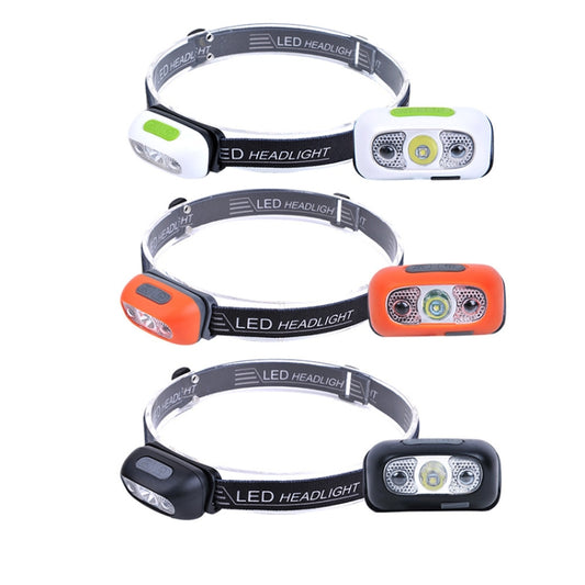 Smart Sensor Outdoor USB Headlight LED Portable Strong Light Night Running Headlight, Colour: White 3W 100LM by buy2fix