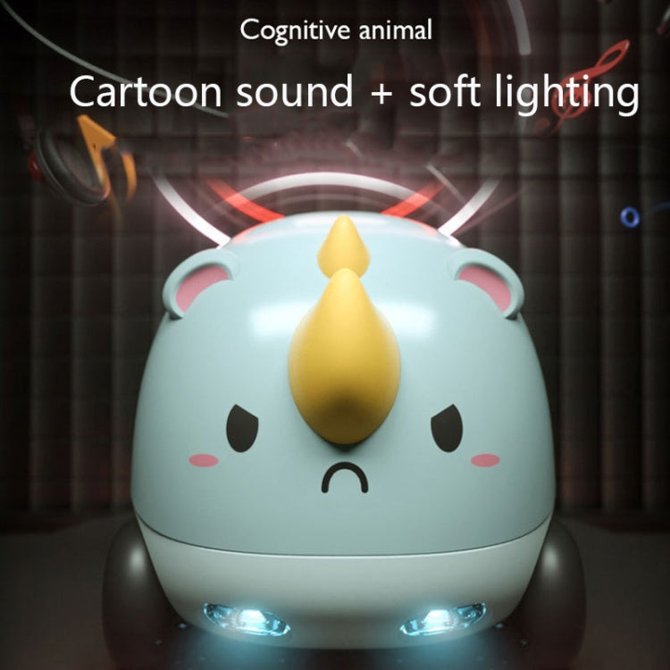 Cartoon Cute Pet Pull Back Car Children Mini Puzzle Inertia Car Toy(Whale) - Electronic Pets by buy2fix | Online Shopping UK | buy2fix