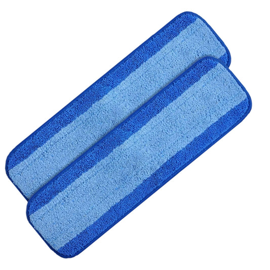 2 PCS Fiber Mop Cleaning Pad Wet And Dry Flat Mop Cloth Suitable For Bona Series by buy2fix