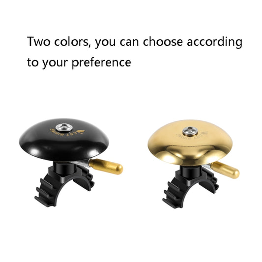 WEST BIKING P0706046B Biking Bike Bell Mountain Earth Road Dead Fly Vintage Bell(Black) by WEST BIKING