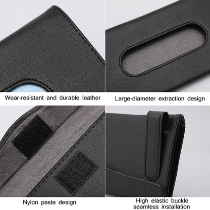 Car Hanging Type Tissue Box Sun Visor Seat Back Sunroof Storage Box(Black With Tissue) by buy2fix