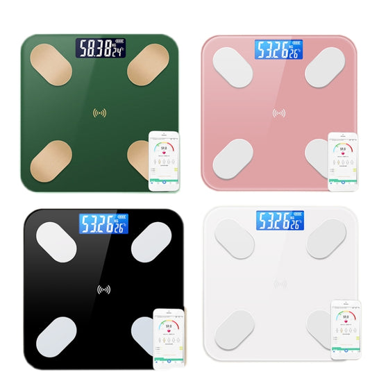 Smart Bluetooth Weight Scale Home Body Fat Measurement Health Scale Solar + Charge Model(White True Class) by buy2fix
