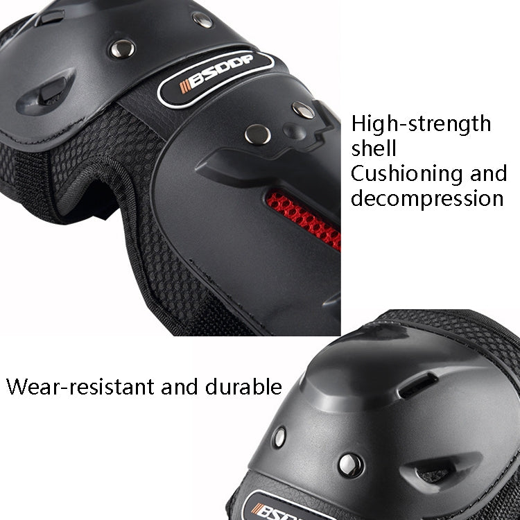 4 PCS / Set BSDDP MDL1002 Motorcycle Knee Knee Elbow Pads Protective Gear Autumn Winter Warm Anti-Falling Leg Equipment - Protective Gear by buy2fix | Online Shopping UK | buy2fix