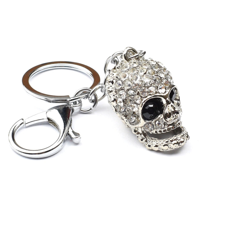 2 PCS Shining Skull Keychain Bag Hanging Jewelry(Diamond Skull) by buy2fix