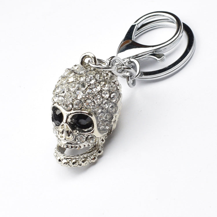 2 PCS Shining Skull Keychain Bag Hanging Jewelry(Diamond Skull) by buy2fix