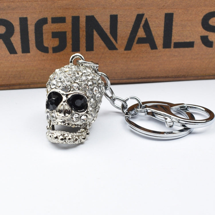 2 PCS Shining Skull Keychain Bag Hanging Jewelry(Diamond Skull) by buy2fix