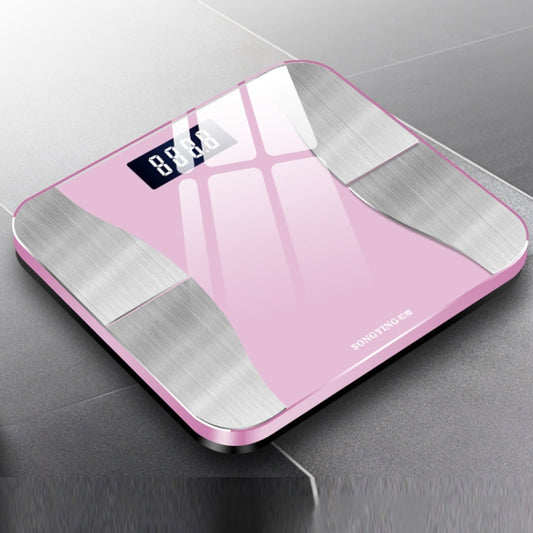 SONGYING SY06 Smart Body Fat Scale Home Body Weight Scale, Size: Charging Version(290x260mm)(Cherry Pink) by SONGYING